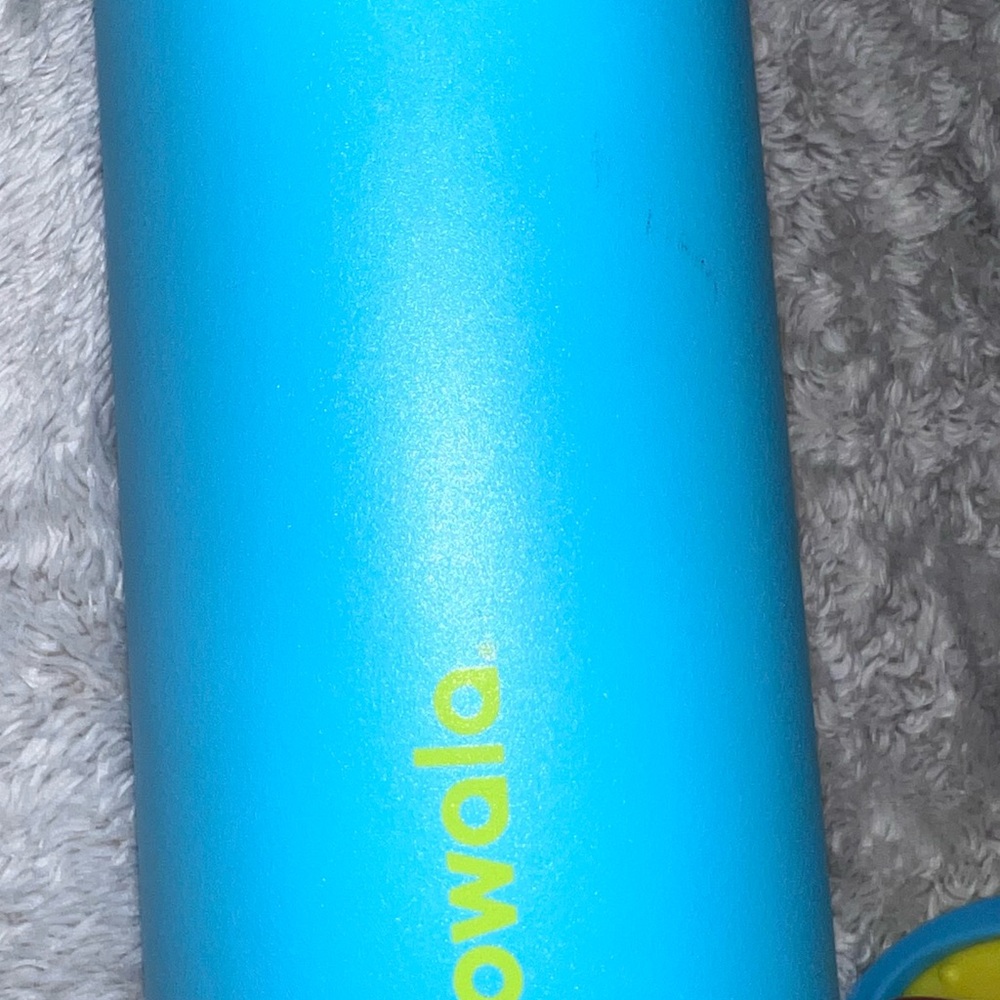 OWALA Blender Bottle FreeSip 32oz Stainless Steel Water Bottle -Turquoise & Red - Picture 14 of 14